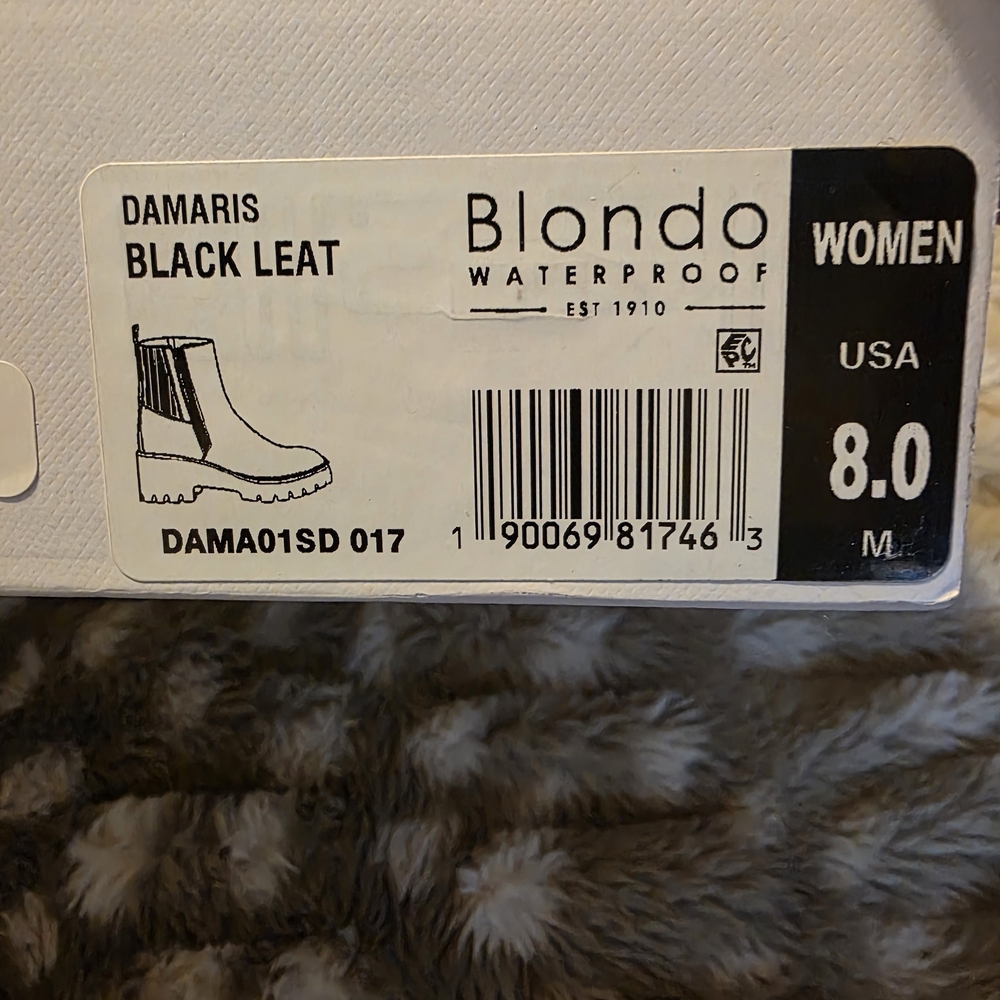 Blondo Damaris Black Women's Waterproof Boots